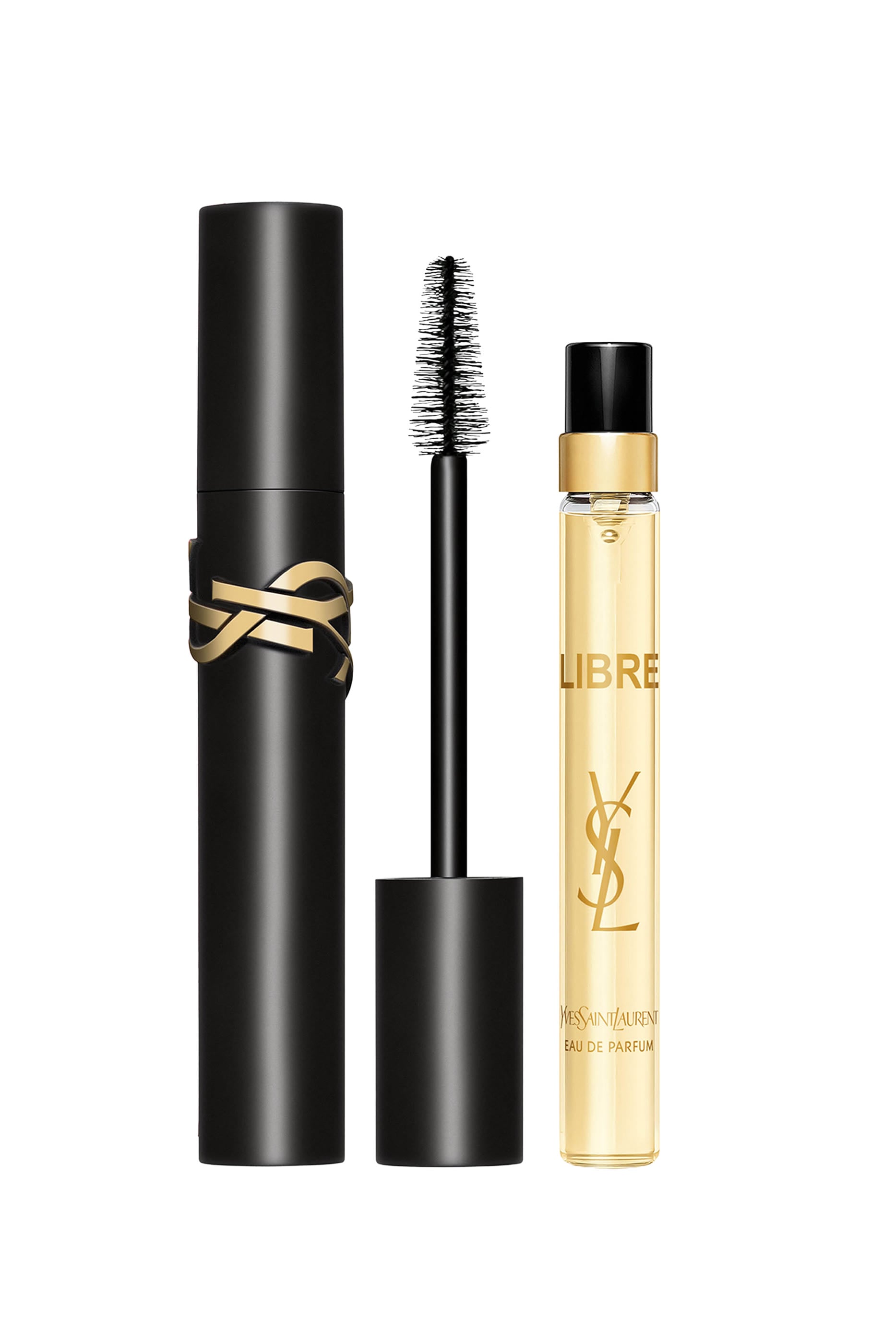 مجموعة ماسكارا لاش كلاش وعطر ليبر أو دو بارفان